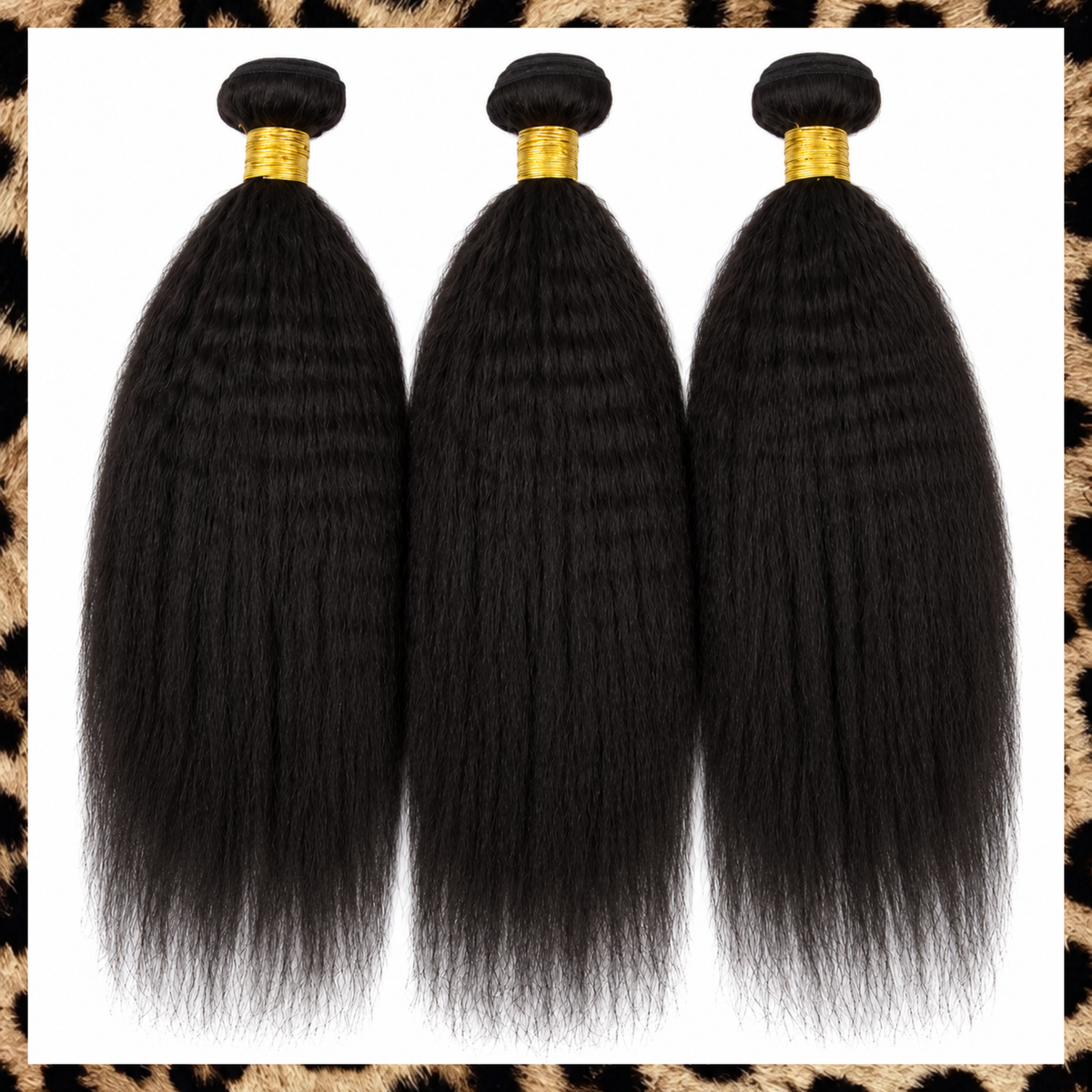 Kinky Straight Hair (3 Bundles)