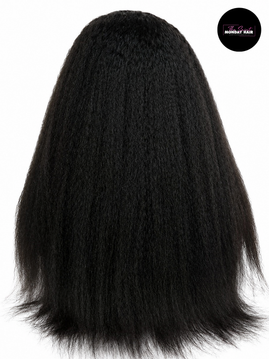 Kinky Straight HD Lace Wig | 200% Density