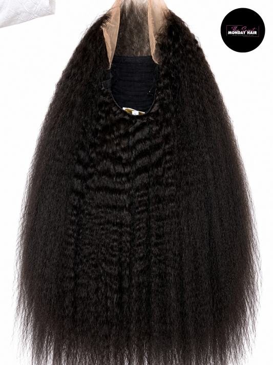 Kinky Straight HD Lace Wig | 200% Density