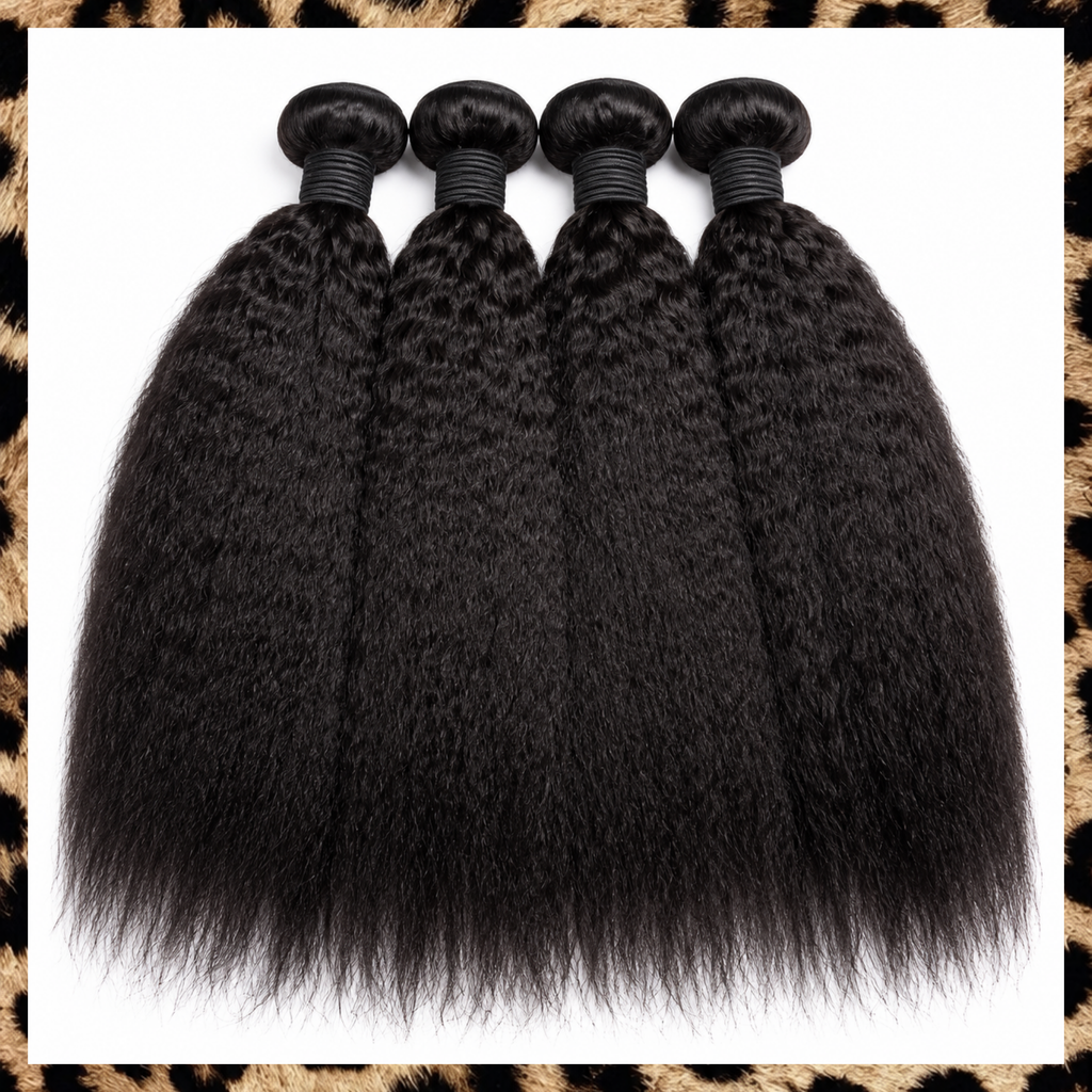 Kinky Straight Hair Bundle (4 Bundles)