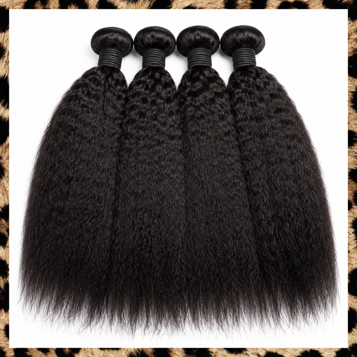 Kinky Straight Hair Bundle (4 Bundles)