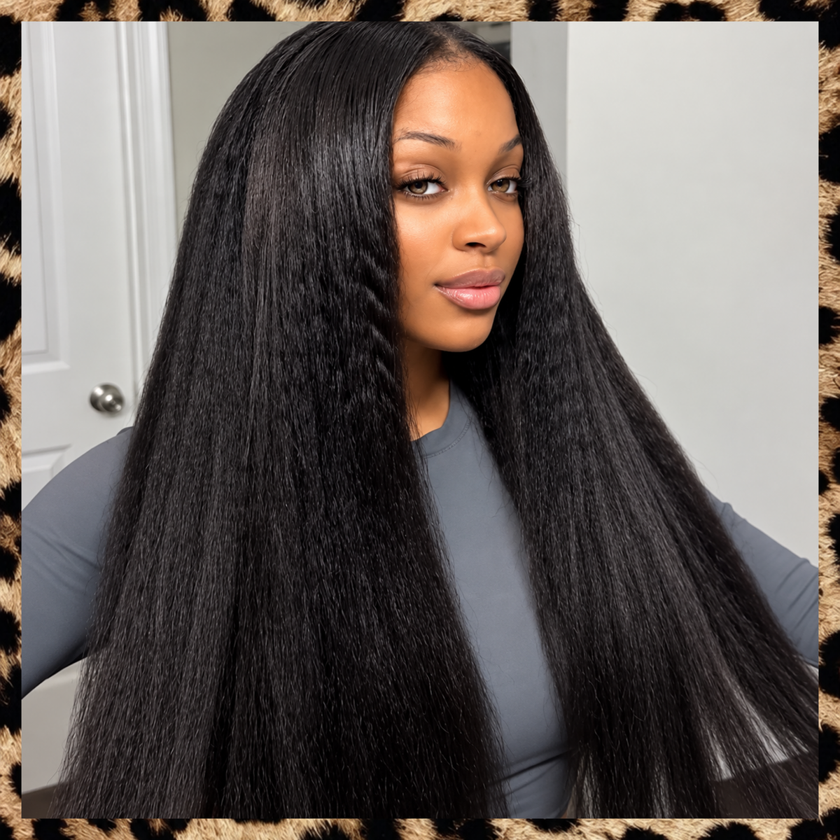 Kinky Straight HD Lace Wig | 200% Density